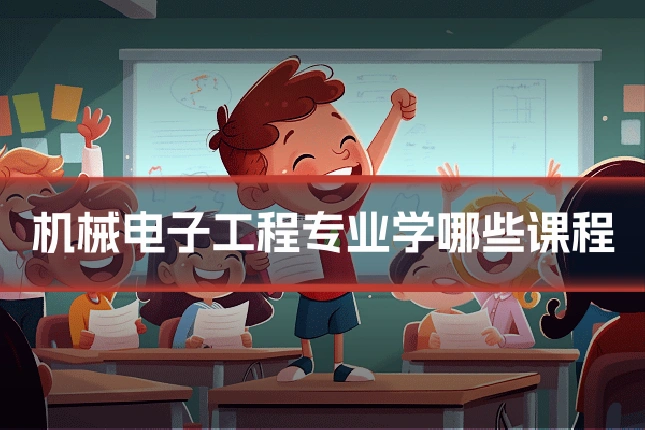 机械电子工程专业学哪些课程