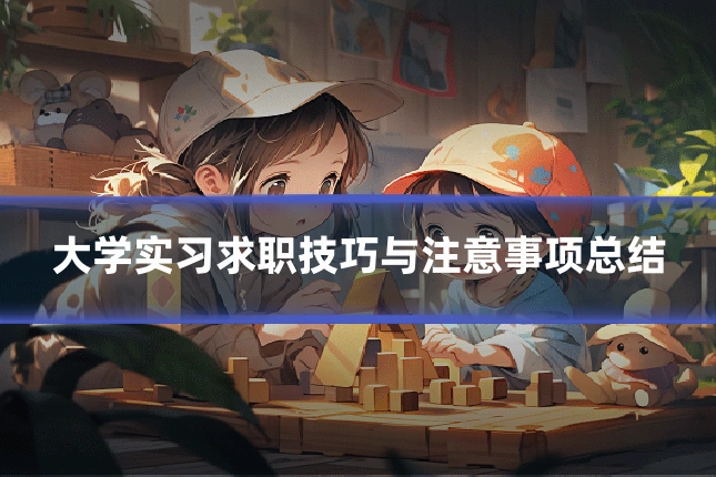 大学实习求职技巧与注意事项总结