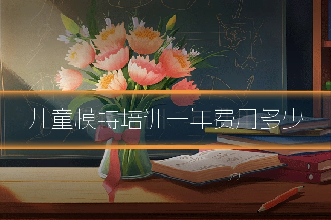 儿童模特培训一年费用多少