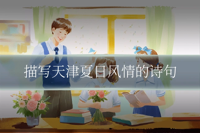 描写天津夏日风情的诗句