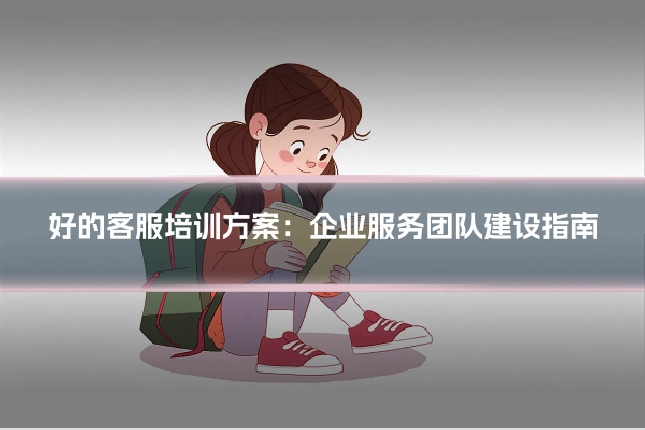 好的客服培训方案：企业服务团队建设指南