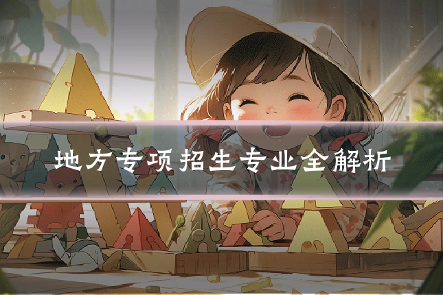 地方专项招生专业全解析