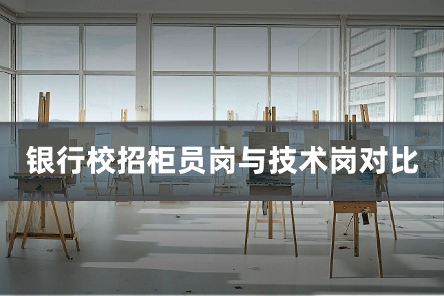 银行校招柜员岗与技术岗对比