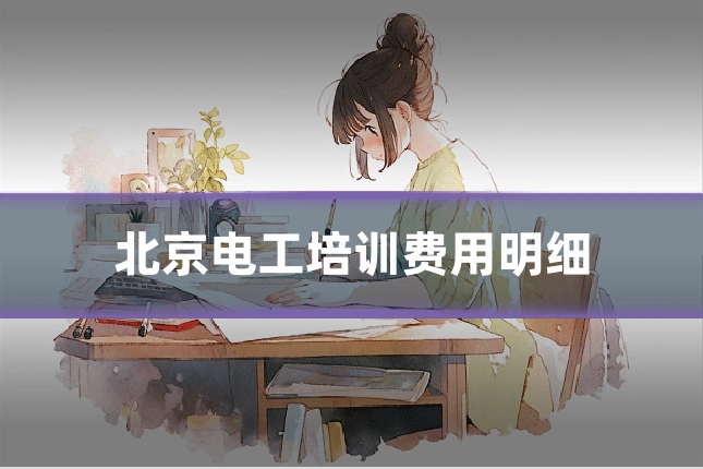 北京电工培训费用明细
