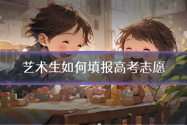 艺术生如何填报高考志愿