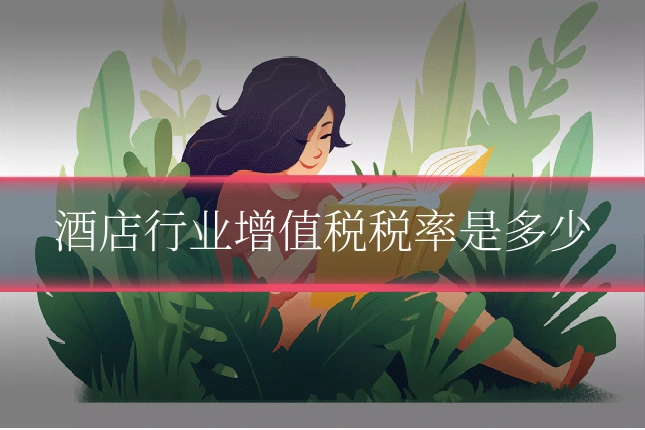 酒店行业增值税税率是多少