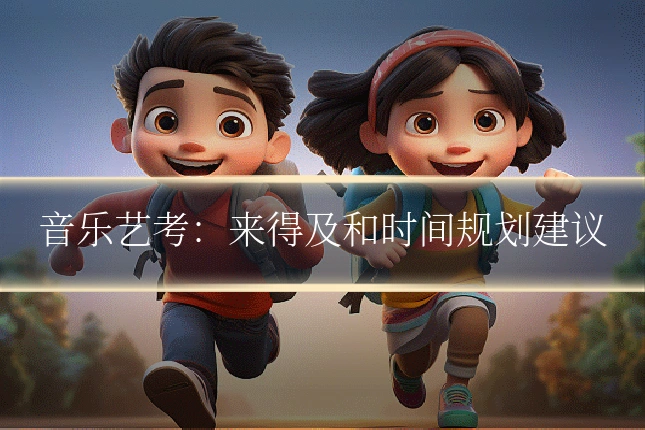 音乐艺考：来得及和时间规划建议