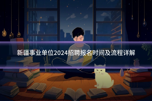 新疆事业单位2024招聘报名时间及流程详解