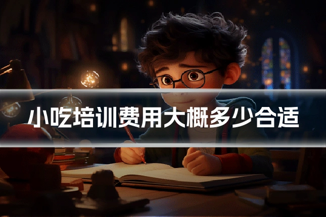 小吃培训费用大概多少合适