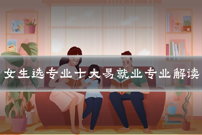 女生选专业十大易就业专业解读