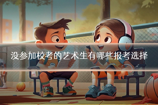 没参加校考的艺术生有哪些报考选择