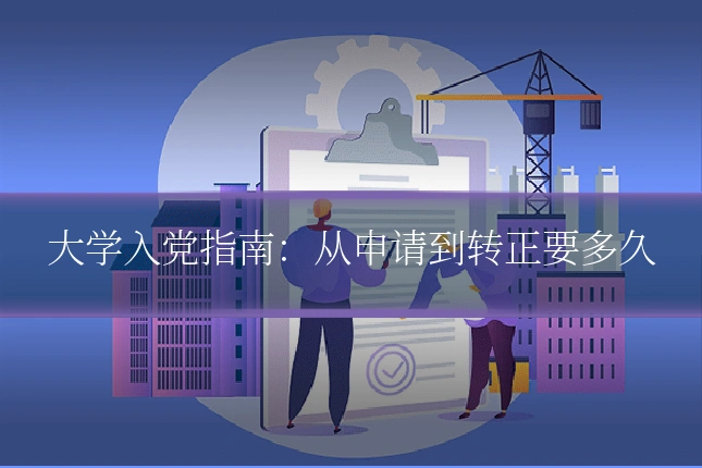 大学入党指南：从申请到转正要多久