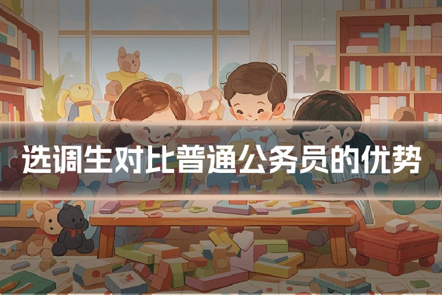 选调生对比普通公务员的优势
