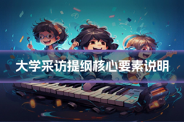 大学采访提纲核心要素说明