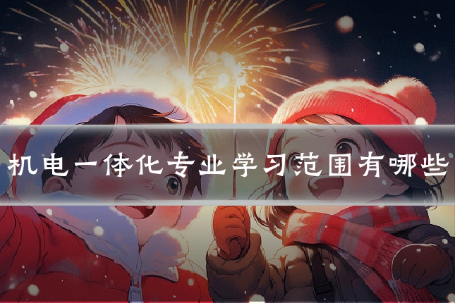 机电一体化专业学习范围有哪些
