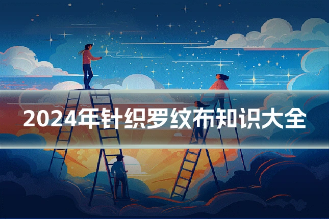 2024年针织罗纹布知识大全