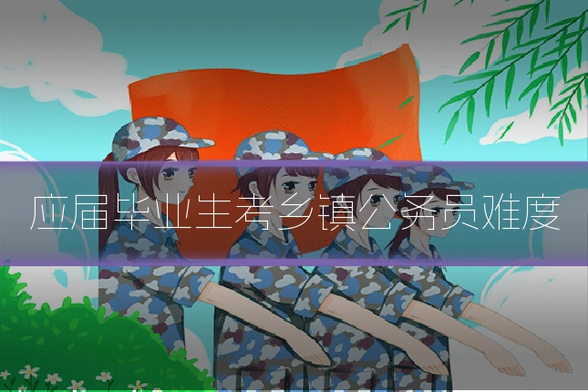 应届毕业生考乡镇公务员难度