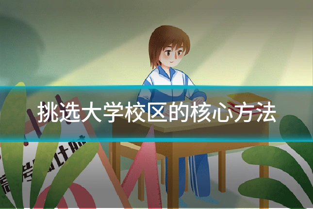 挑选大学校区的核心方法