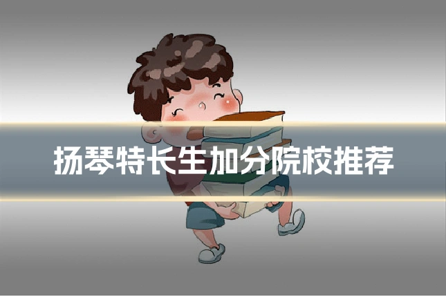 扬琴特长生加分院校推荐