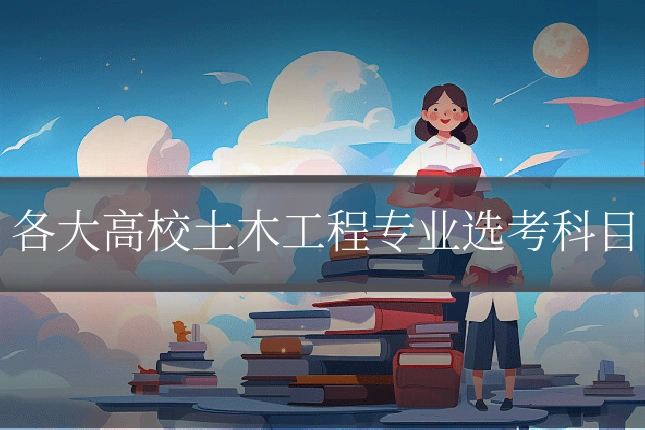 各大高校土木工程专业选考科目