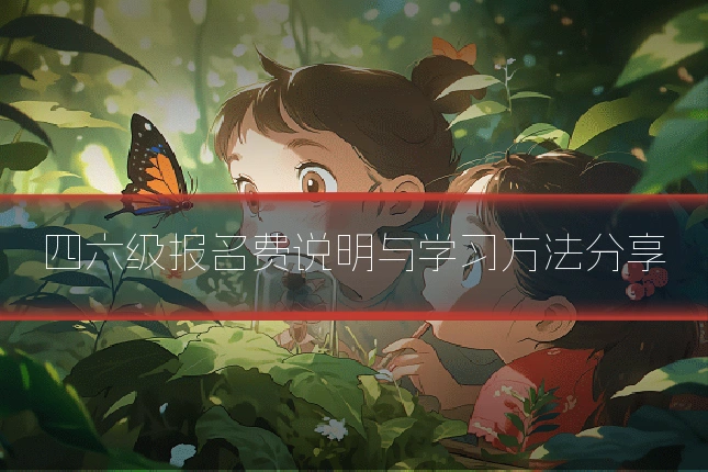 四六级报名费说明与学习方法分享