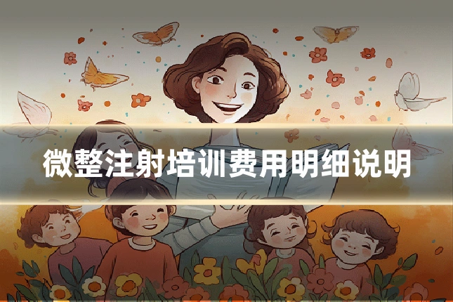 微整注射培训费用明细说明