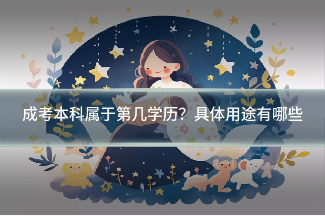 成考本科属于第几学历？具体用途有哪些