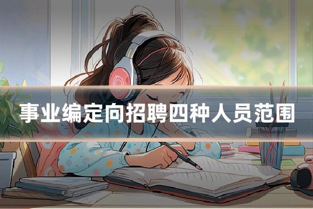 事业编定向招聘四种人员范围