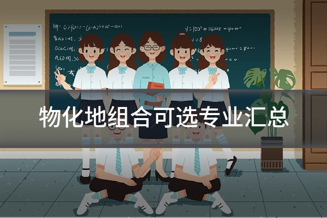 物化地组合可选专业汇总