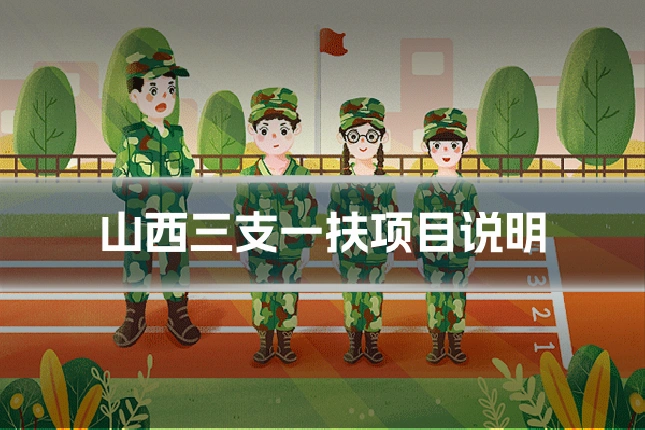 山西三支一扶项目说明