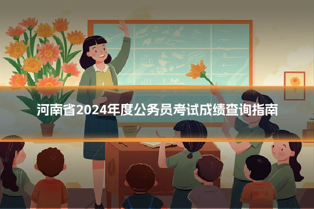 河南省2024年度公务员考试成绩查询指南