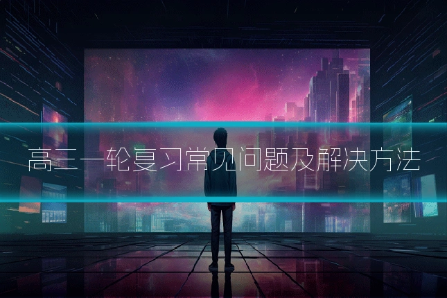 高三一轮复习常见问题及解决方法