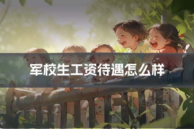 军校生工资待遇怎么样
