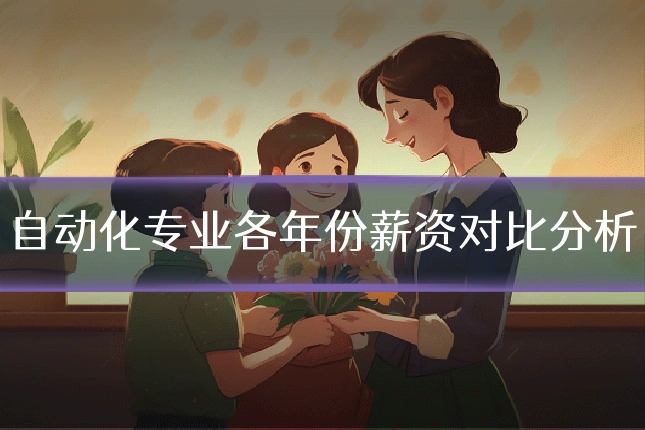自动化专业各年份薪资对比分析