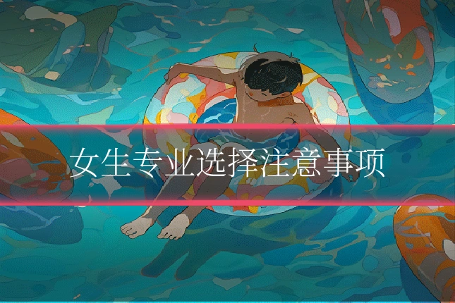 女生专业选择注意事项