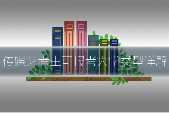 传媒艺考生可报考大学类型详解