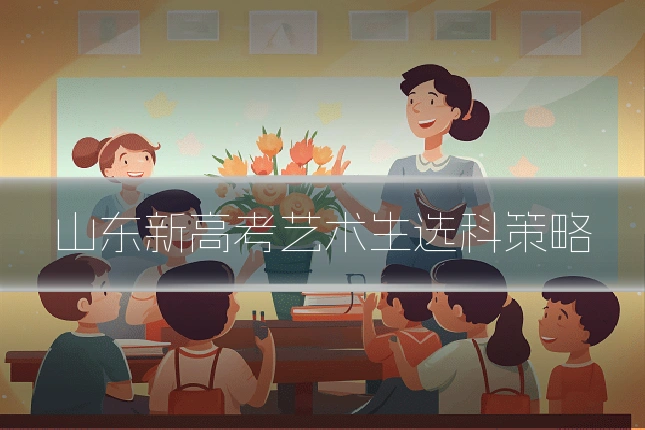 山东新高考艺术生选科策略