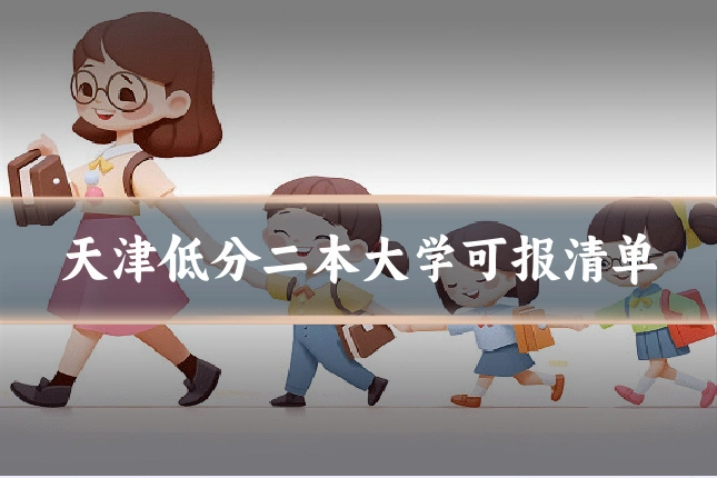 天津低分二本大学可报清单
