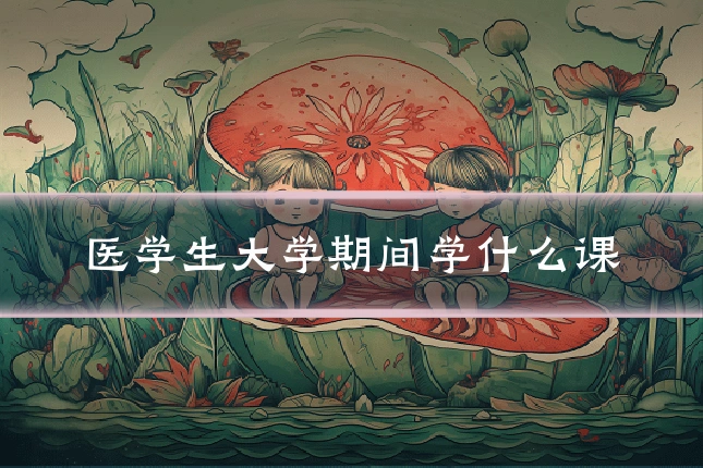医学生大学期间学什么课