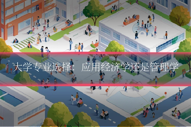 大学专业选择：应用经济学还是管理学