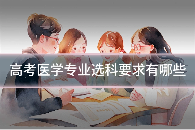 高考医学专业选科要求有哪些