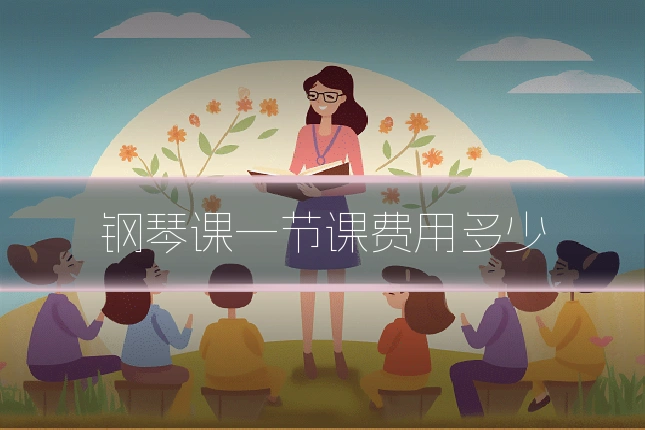 钢琴课一节课费用多少