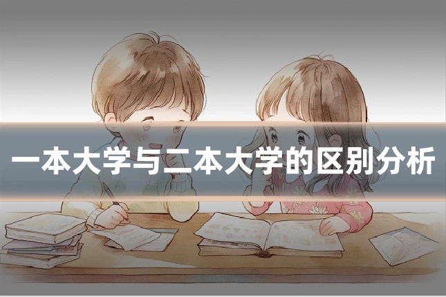 一本大学与二本大学的区别分析
