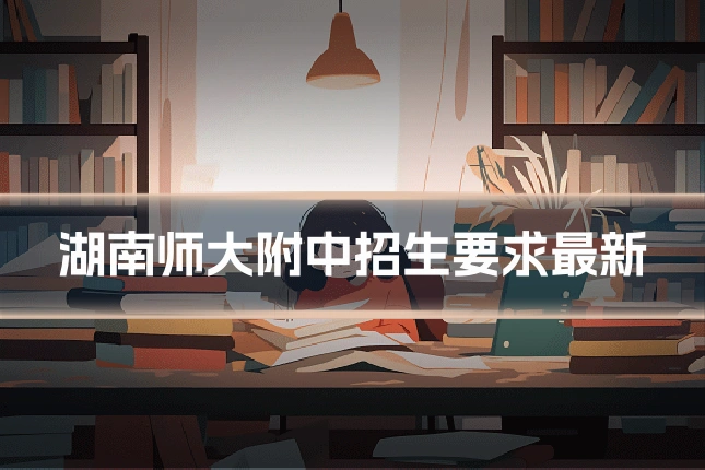 湖南师大附中招生要求最新