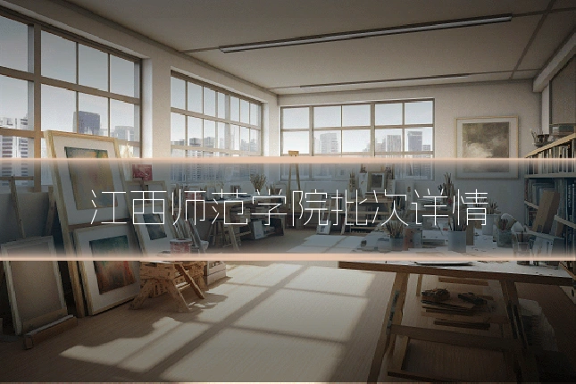 江西师范学院批次详情