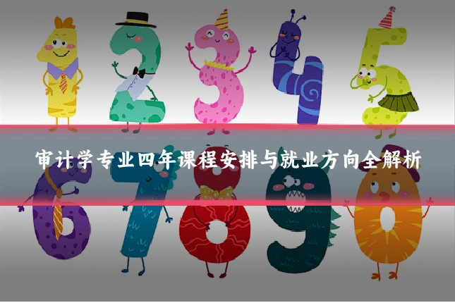 审计学专业四年课程安排与就业方向全解析