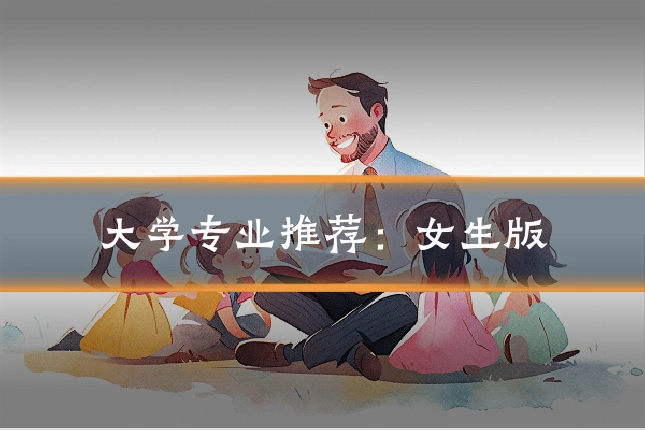 大学专业推荐：女生版