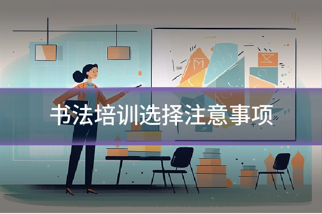 书法培训选择注意事项