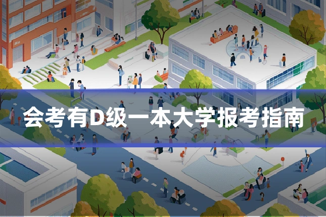 会考有D级一本大学报考指南