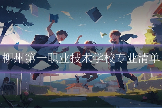 柳州第一职业技术学校专业清单